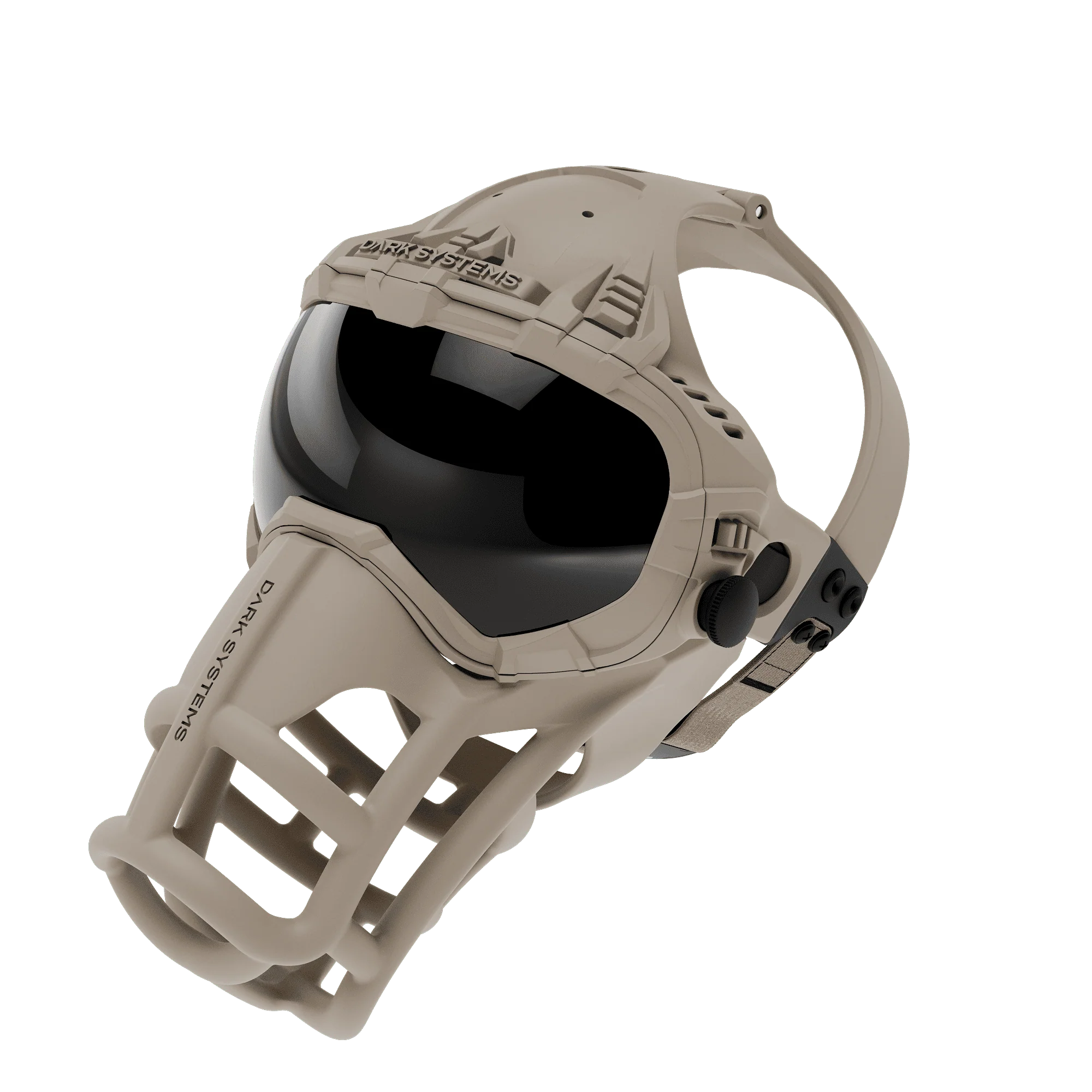 Tan Combo 2: Helmet + Collar + Muzzle