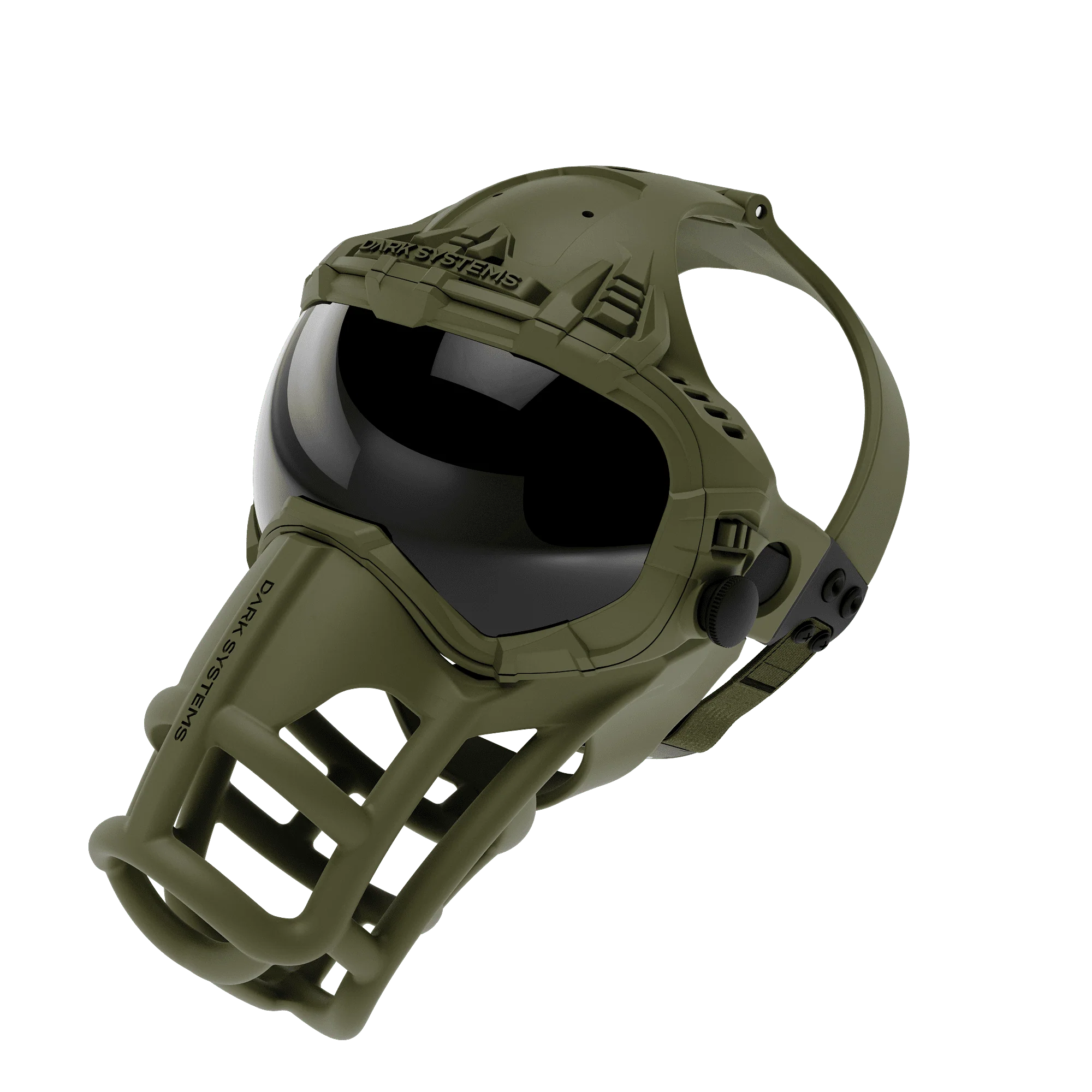 OD Green Combo 2: Helmet + Collar + Muzzle