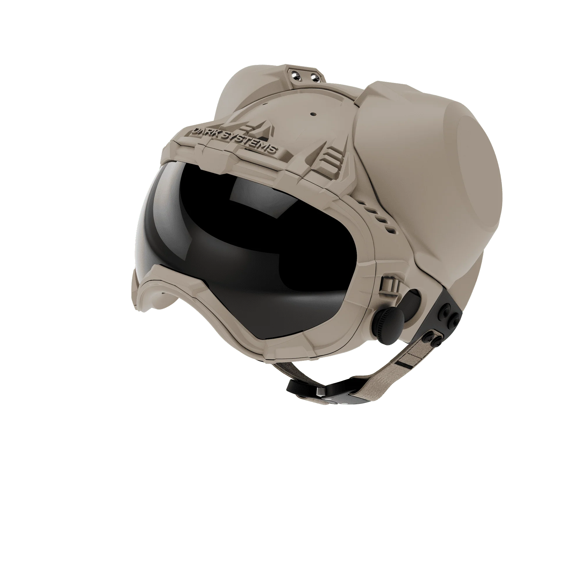 Tan Combo 1: Helmet + Collar + Ear Covers