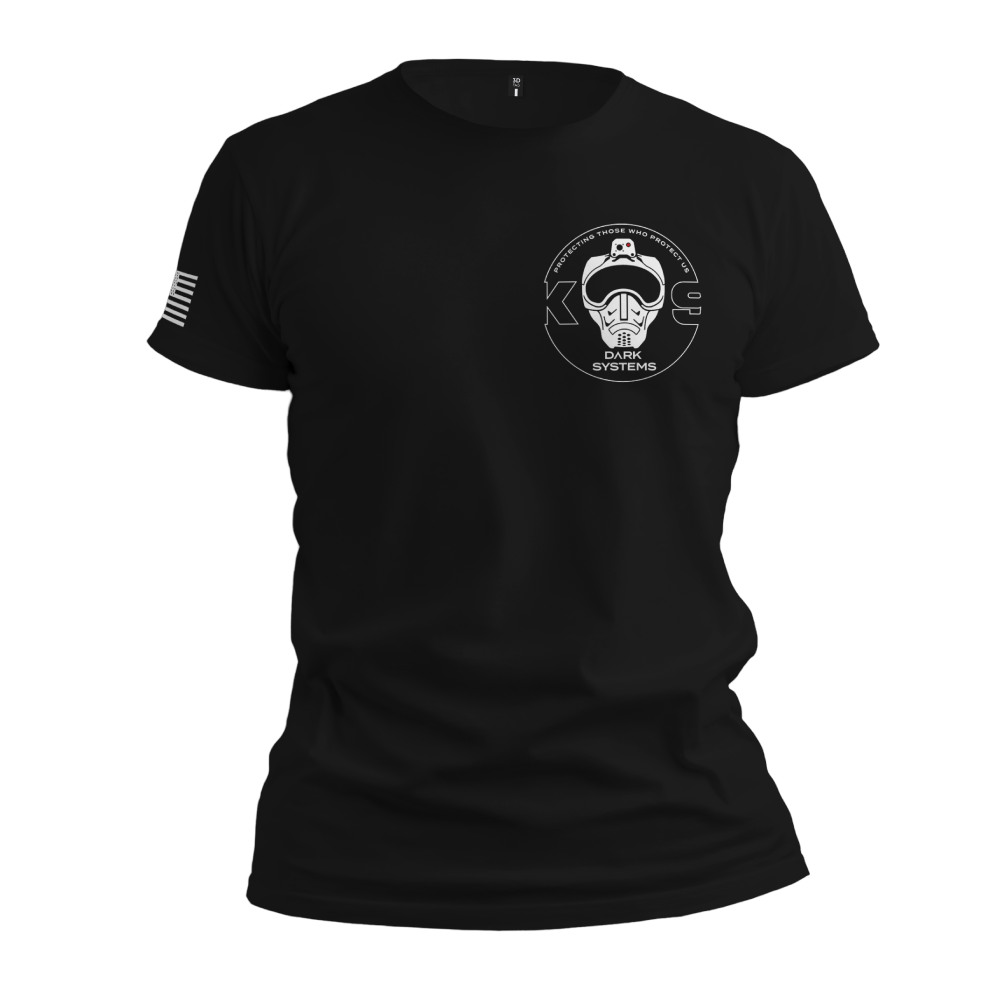 DarkFighter K9 Helmet T-shirts