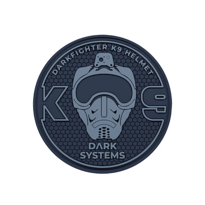 DarkFighter K9 Helmet PVC Patch