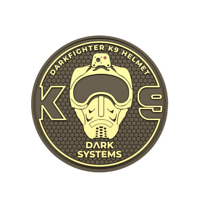 DarkFighter K9 Helmet PVC Patch