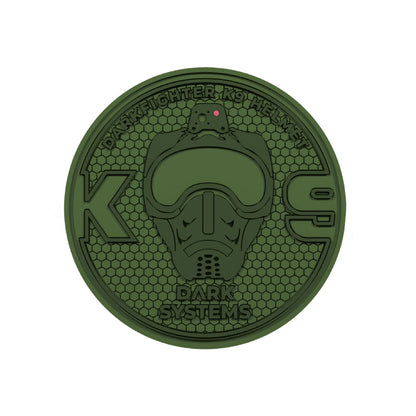 DarkFighter K9 Helmet PVC Patch