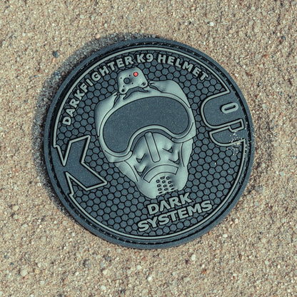 DarkFighter K9 Helmet PVC Patch